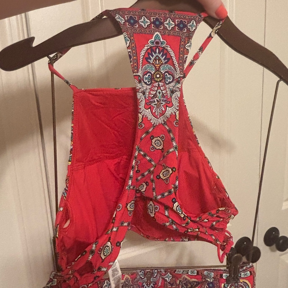 Nanette Lepore Red Paisley Bikini - EUC - Picture 5 of 5